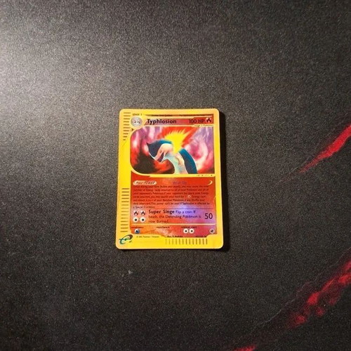Typhlosion #65/165 shiny trading card used