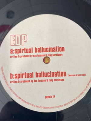 Goa trance vinyl record used, electronic genre