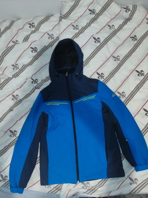 McKinley winter jacket men's size M used, blue with hood