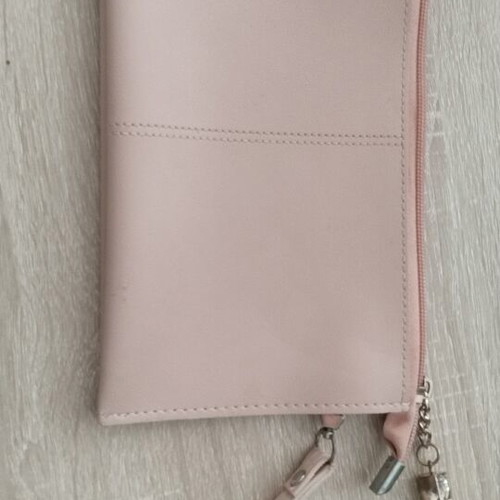 Handbag pink with 2 compartments like new by A To Z Greek