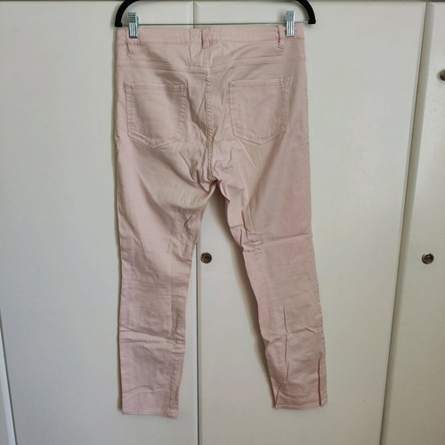 H&M L.O.G.G. Women's Skinny Jeans in Pastel Pink (Size EUR 38)