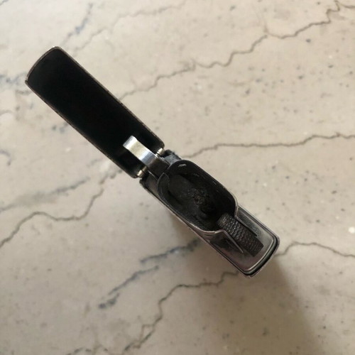 Zippo silver lighter used, simple, needs maintenance