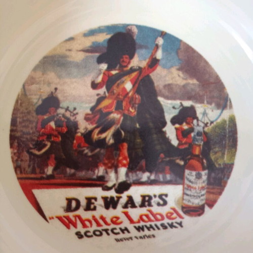 Dewar's White Label bowl collectible, like new