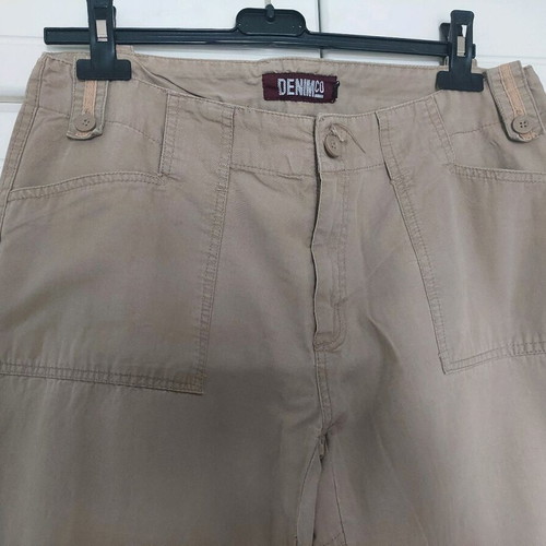 Γυναικείο παντελόνι Denim μέγεθος L μπεζ σαν καινούργιο