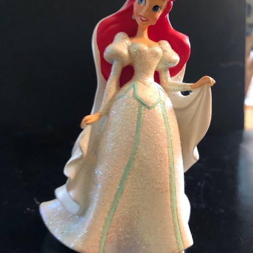 Ariel figure like new, wedding dress with glitter from Disney