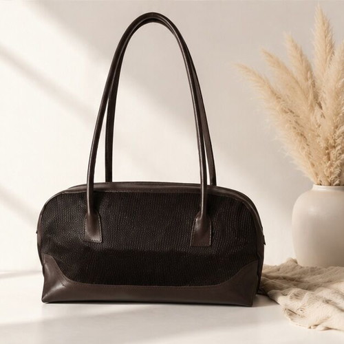 Vintage bag used, brown handbag