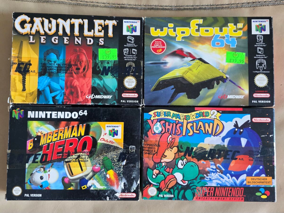 Nintendo 64 games used, pack for 1200… - € 1.200,00 - Vendora.cy