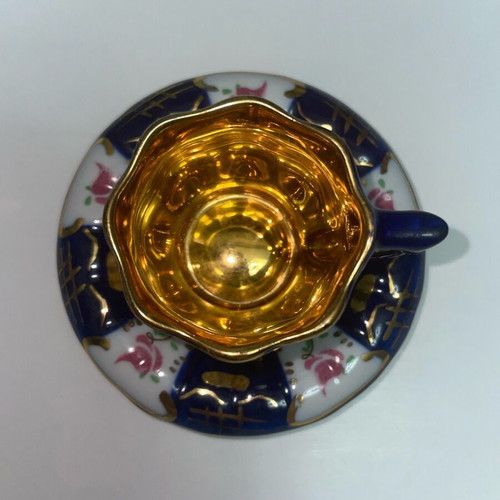 Limoge decorative cups used, set of 2 pieces