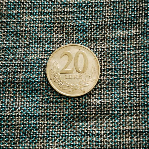 Albanian coin used