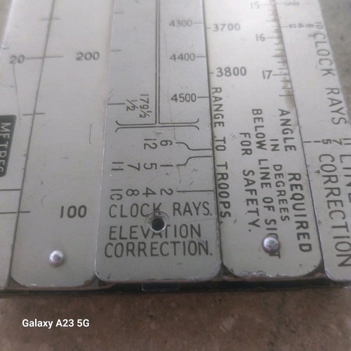 1942 Mile Inch Meter Converter used collectible item