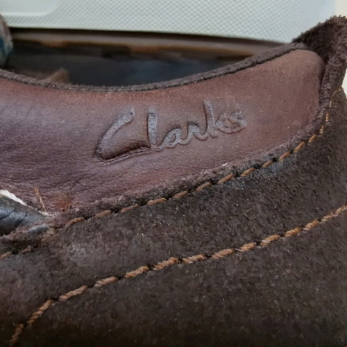 Clarks Lorsen Edge men's sneakers size 41 like new, brown