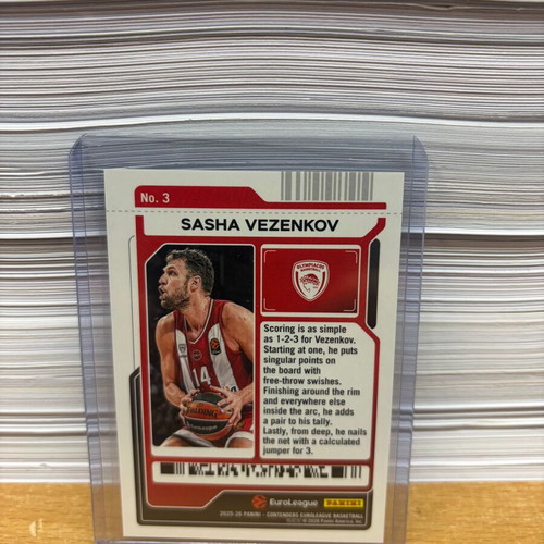 Season Ticket 2025-26 Euroleague Contenders Sasha Vezenkov new