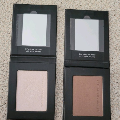 Lethal Cosmetics Quartz Bronzer and Stellar Highlighter like new