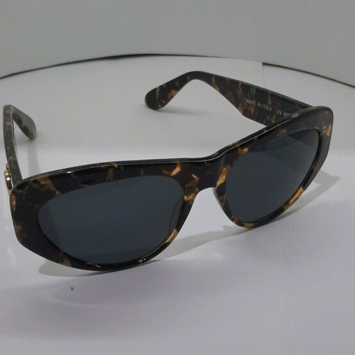 Sunglasses uv400 with black and brown tortoise frame handmade, like new