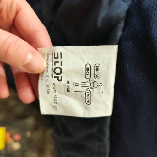Ainos STOP jacket blue new, waterproof and breathable