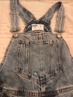 Σαλοπέτα τζιν Bershka σαν καινούργια, μπλε, μέγεθος S