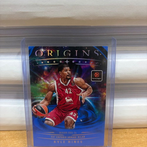 2025-26 Panini Origins EuroLeague Kyle Hines blue card new