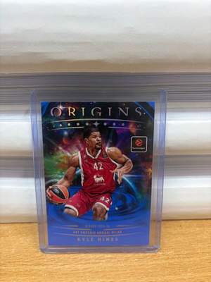 2025-26 Panini Origins EuroLeague Kyle Hines blue card new