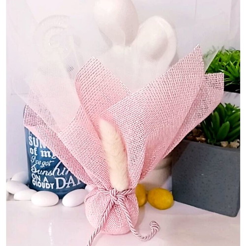 Boho handmade bombonieres made to order with gauze tulle