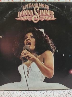 Donna Summer Live And More vinyl record used, pop
