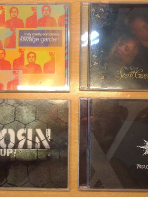 Rock CDs like new, Savage Garden, Secret Garden, Korn, Peaceville, set of 4