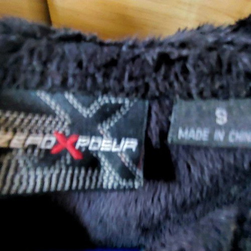 ZeroXposur windbreaker jacket like new, black with fur lining