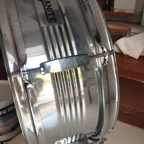 Granite marching snare drum 14"x5" like new