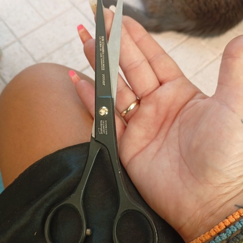 Solingen haircutting scissors, new, series 777/07