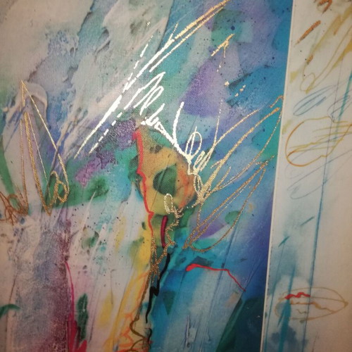 Painting by unknown Italian artist 2005 new