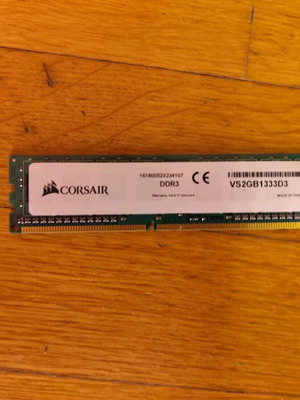 Corsair 2GB DDR3 1333 MHz like new