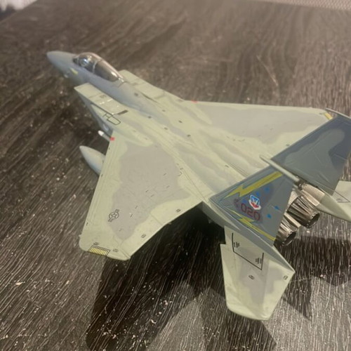 F-15 model 1:100 US Strike Eagle metal alloy, new