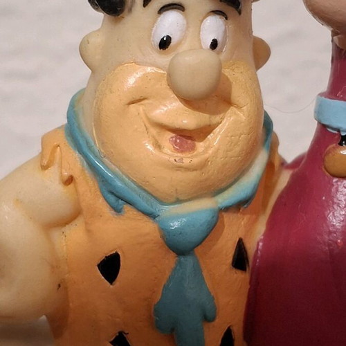 Vintage Flintstones Fred & Dino figures 1993