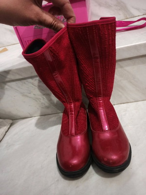 Lelly Kelly Vernice anatomical children's boots used, red, size 26