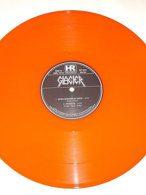 Glacier LP πορτοκαλί βινύλιο metal σαν καινούργιο χωρίς εξώφυλλο