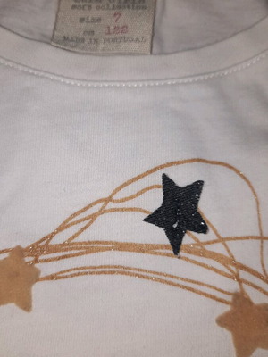Zara thin mako blouse like new, size 122 cm for 7 years old