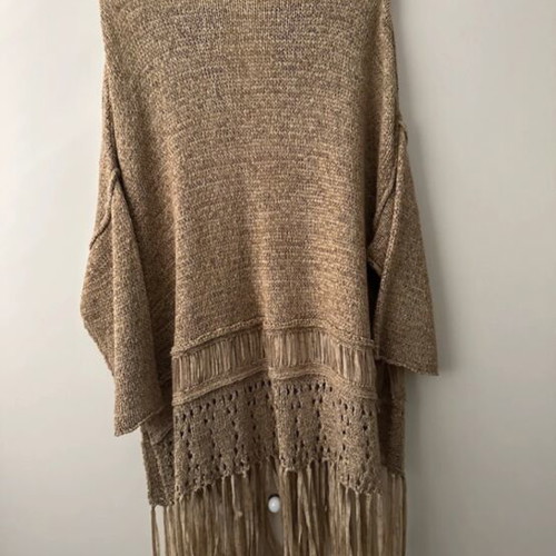 Zara knitted cardigan like new, beige, size M