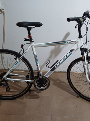 Orient Volta trekking bike, white, 26 inch wheels