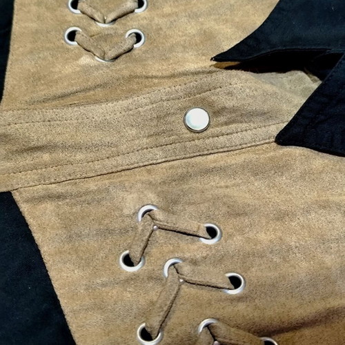 Cowboy shirt used, black and brown, sizes XXL-3XL