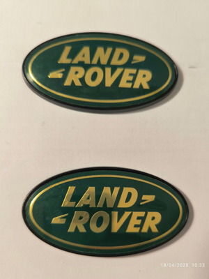 Land Rover emblem used, set of 2 for car accessories