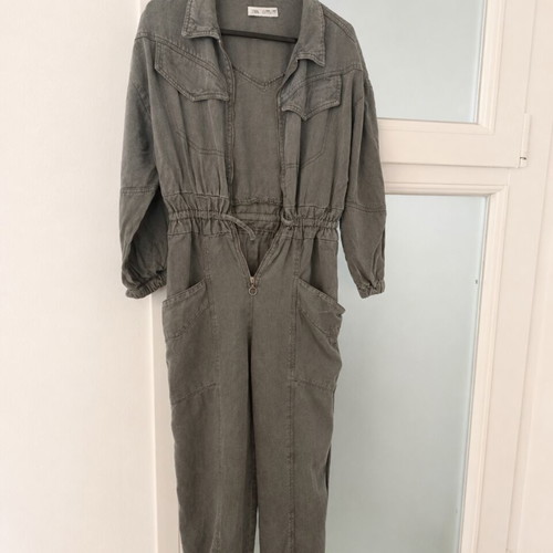 ZARA Girls Lyocell Utility Jumpsuit, 11-12 Years