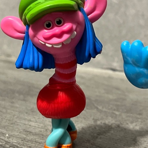 Trolls figures used, set of 3 pieces
