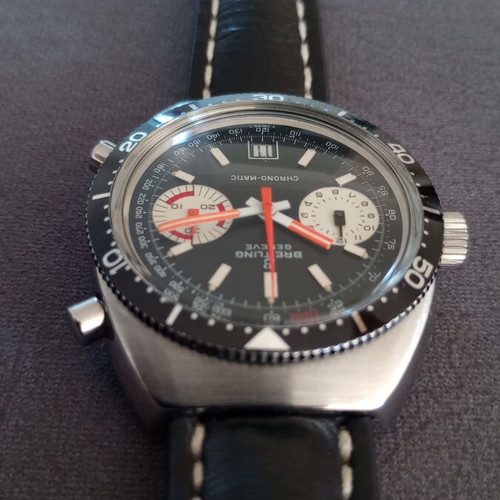 Breitling Chrono-Matic Calibre-11 1970 vintage automatic watch used