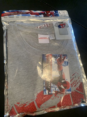 Batman and Spider-Man T-shirt set new, Marvel, white and grey