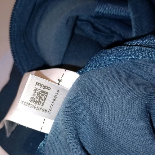 Adidas vintage jacket used, limited edition, white and blue, size S