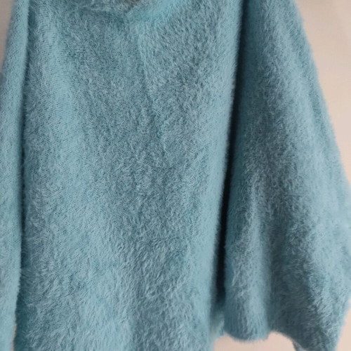 Crop blouse turquoise like new