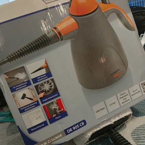 Bomann DR905 Steam Cleaner new, 1000W, 3.5 bar pressure