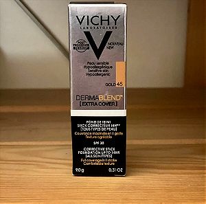 Vichy Dermablend Extra Cover Corrective Stick Foundation SPF30 45 Gold 9gr