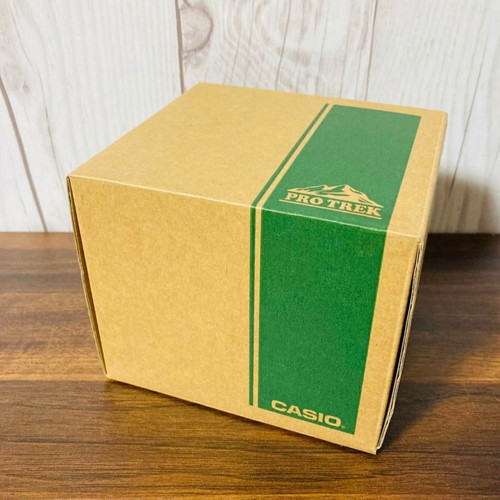 Casio Protrek wooden box genuine, like new