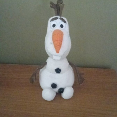 Olaf plush like new, height 18 cm