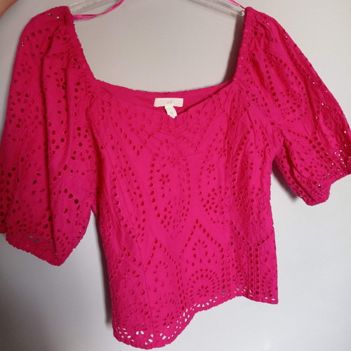 H&M Guipure Blouse New, Size M